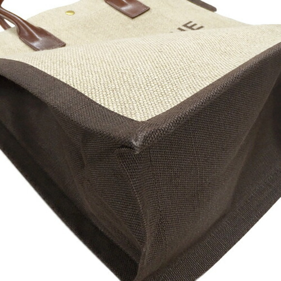 Saint Laurent SAINT LAURENT Bag Ladies Tote Rive Gauche Canvas Beige Brown - Picture 9 of 13